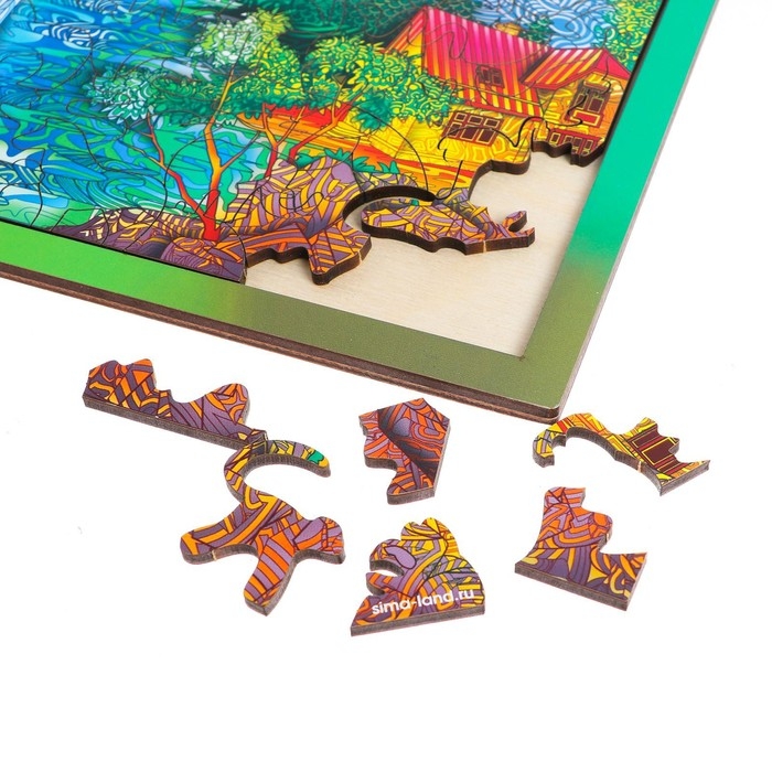 Пазл &laquo;Живописный водопад&raquo; + календарь