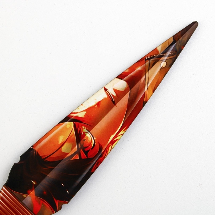 Деревянное оружие, детское сувенирное &laquo;Аниме&raquo;, нож кунай, со стикерами, 26 х 4 см