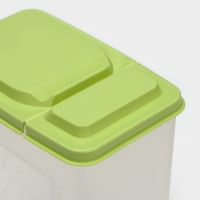 Ёмкость для сыпучих продуктов, 1,75 л, прозрачный, крышка МИКС