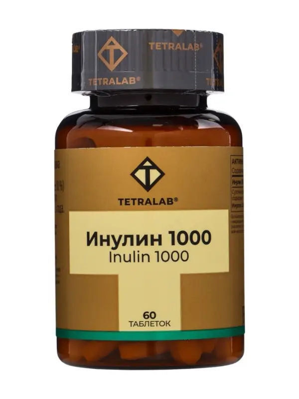 Пребиотик Инулин TETRALAB, 1000 мг, таб. № 60
