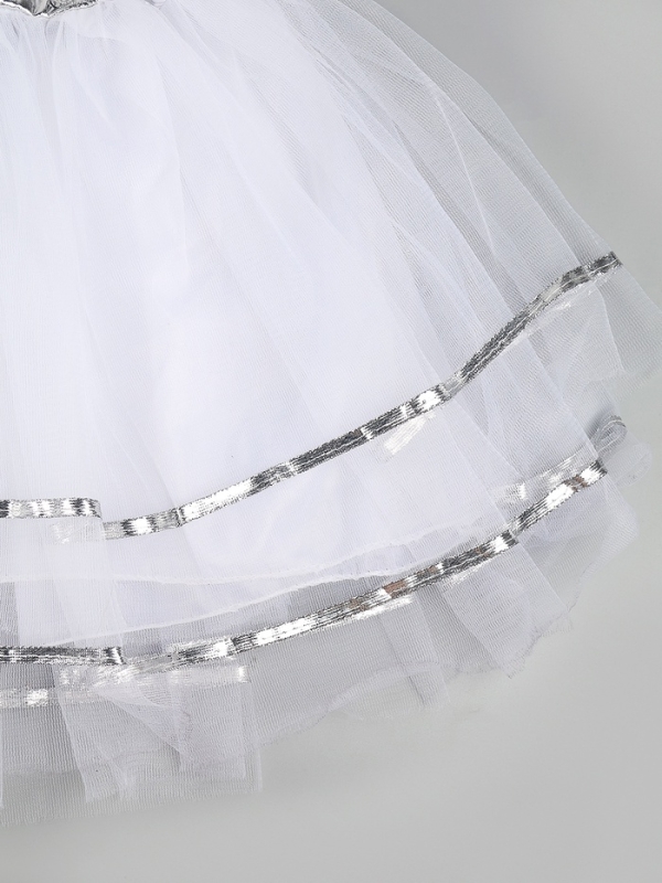 Карнавальный костюм Карнавальный костюм "Снежная принцесса" рост 104-134 см, платье, чокер, корона, палочка