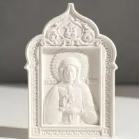 Икона "Святая Матрона" с подвесом размер 12х8х2 см, гипс