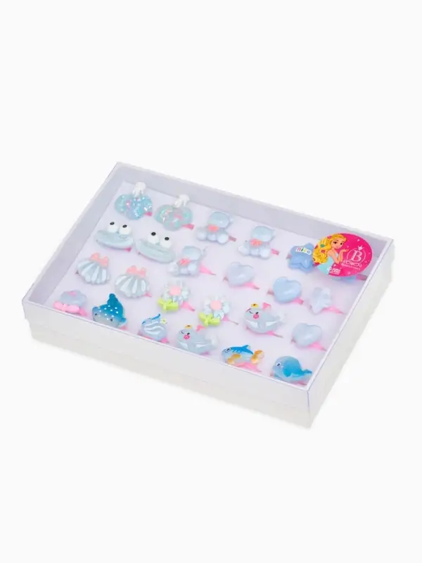 Кольцо &laquo;Выбражулька&raquo; русалка, форма МИКС, цветное, безразмерное