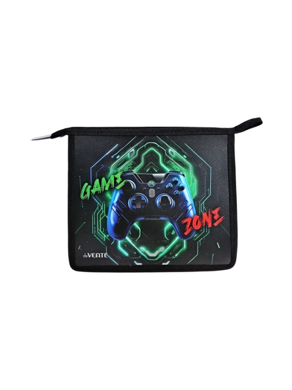 Папка для тетрадей А5, 243x200x80 мм, deVENTE "Gamer", молния сверху, пластиковая, для мальчика
