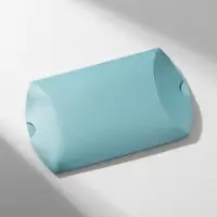 Коробочка подарочная складная&laquo;Свёрток&raquo; 12&times;8&times;3, цвет голубой