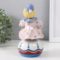 Сувенир керамика музыкальный "Клоун с барабаном, сидит на чашке" 9,5х12,5х19,5 см Сувенир керамика музыкальный "Клоун с барабаном, сидит на чашке" 9,5х12,5х19,5 см