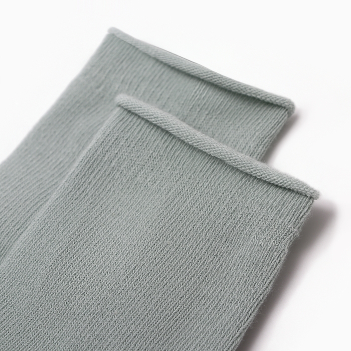 Носки детские MINAKU со стоперами, цвет хаки, 7-10 см