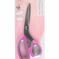 Ножницы портновские, скошенное лезвие, 8", 21 см, цвет МИКС