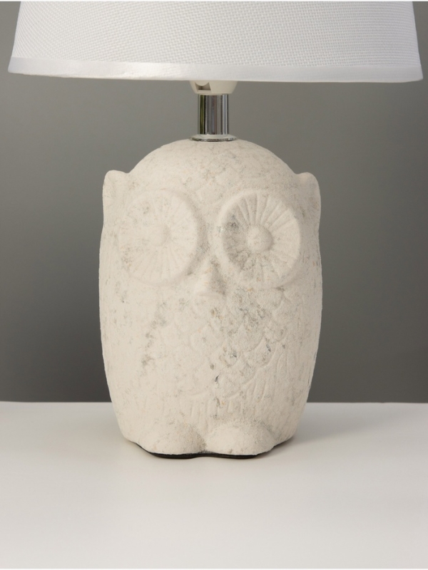 Настольная лампа "Майа" 1х40Вт Е14 белый 20х20х32,5см