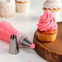 Насадка кондитерская KONFINETTA &laquo;Открытая звезда&raquo;, d=3 см, выход 1 см, нержавеющая сталь