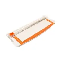 Резак для бумаги роликовый А4, до 3 листов,безопасное лезвие, длина реза 300мм,корпус белый