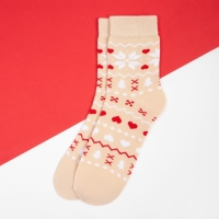 Носки новогодние женские KAFTAN "Скандинавия" размер 36-39 (23-25 см) Носки новогодние женские KAFTAN "Скандинавия" размер 36-39 (23-25 см)