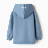 Толстовка детская с начёсом KAFTAN р.36 (134-140), голубой Толстовка детская с начёсом KAFTAN р.36 (134-140), голубой