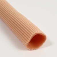 Напальчник - трубка от мазолей и натирания, для рук и ног, с силиконом, d = 1,5 &times; 15 см, цвет бежевый