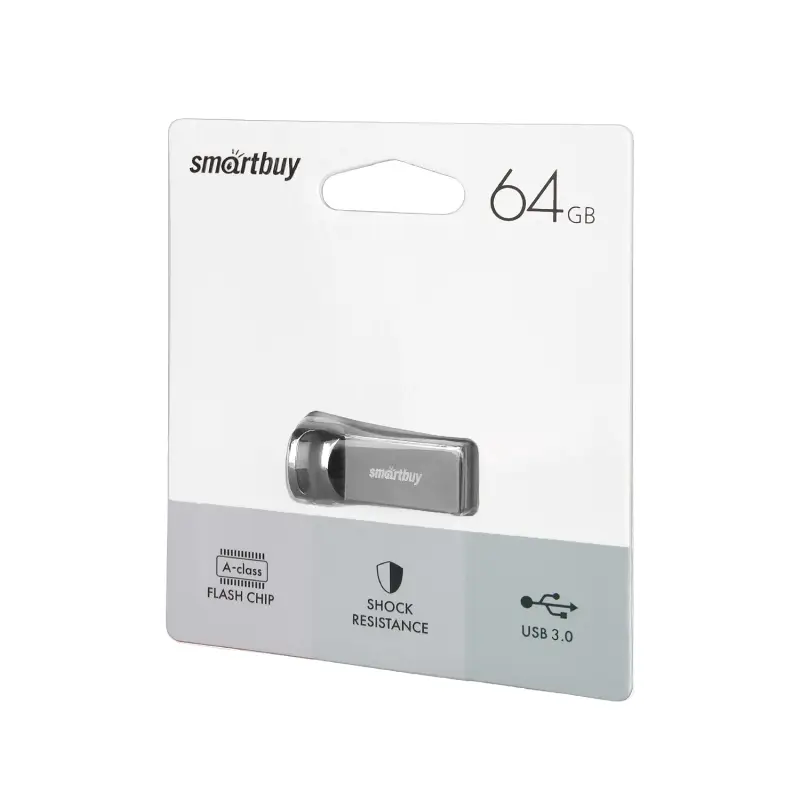 USB накопитель 64 GB Smart Buy M2 Metal 100MB/s USB 3.0