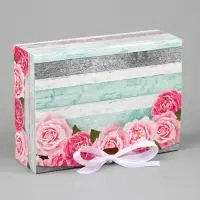 Коробка подарочная складная, упаковка, &laquo;Тебе&raquo;, 16.5 х 12 х 5 см