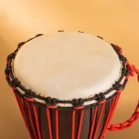 Сувенирный музыкальный инструмент "Барабан Джембе" махагон, 23х23х40 см