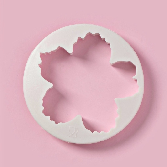 Набор выемок кондитерских для марципана и теста Доляна &laquo;Пионы&raquo;, 4 шт, d=8,5/10 /11,5/14,5 см