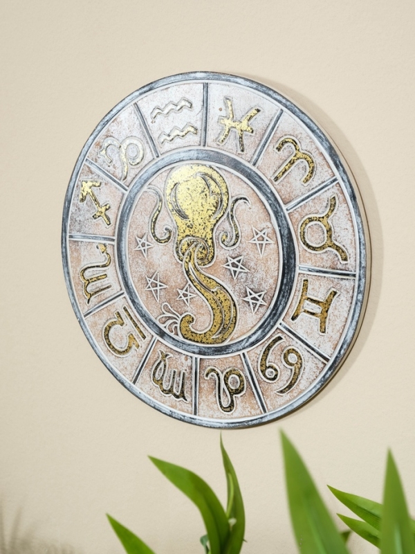 Панно резное МДФ "Водолей", 30х30х2 см