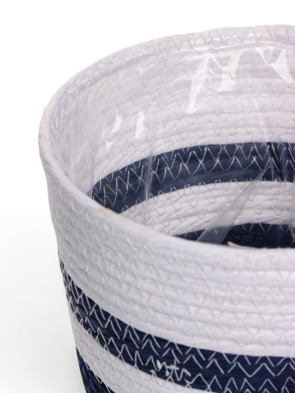 Кашпо "Элин" синее, 20х20х16см