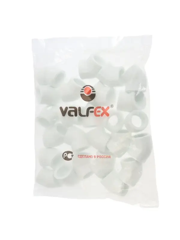 Уголок VALFEX, полипропиленовый, 32 мм, 45&deg;