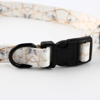 Набор &laquo;Мрамор&raquo;, застёжка - фастекс, поводок 2 м и ошейник 28-46 см