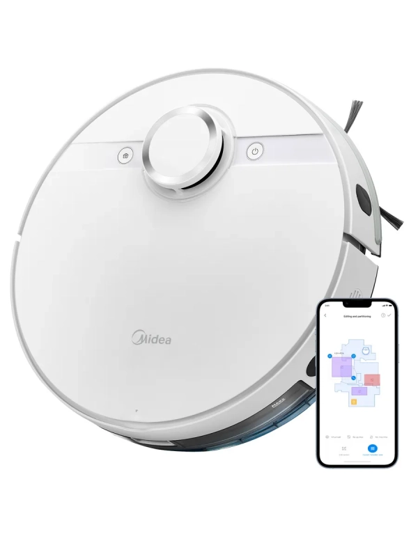 Робот-пылесос VCR M7 EVO WH, Wi-Fi, сухая и влажная уборка