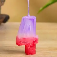 Свеча цифра "4" 8х3,75х1 см