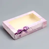 Коробка складная &laquo;Бантик&raquo; 20&times;12&times;4 см