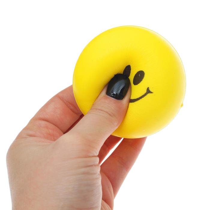 Мялка-сквиши &laquo;Смайл&raquo;, цвета МИКС