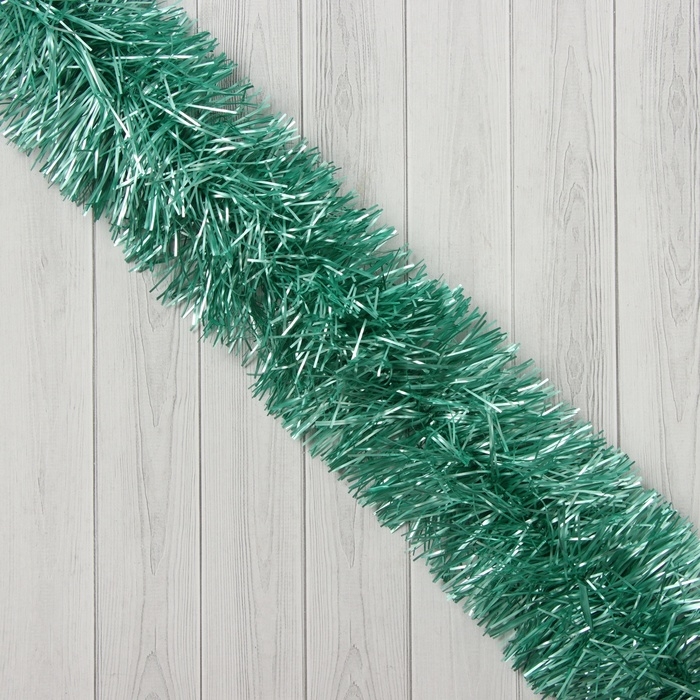 Мишура новогодняя &laquo;Зимнее волшебство. Праздничное сверкание&raquo;, d-9 см, 200 см, зелёный