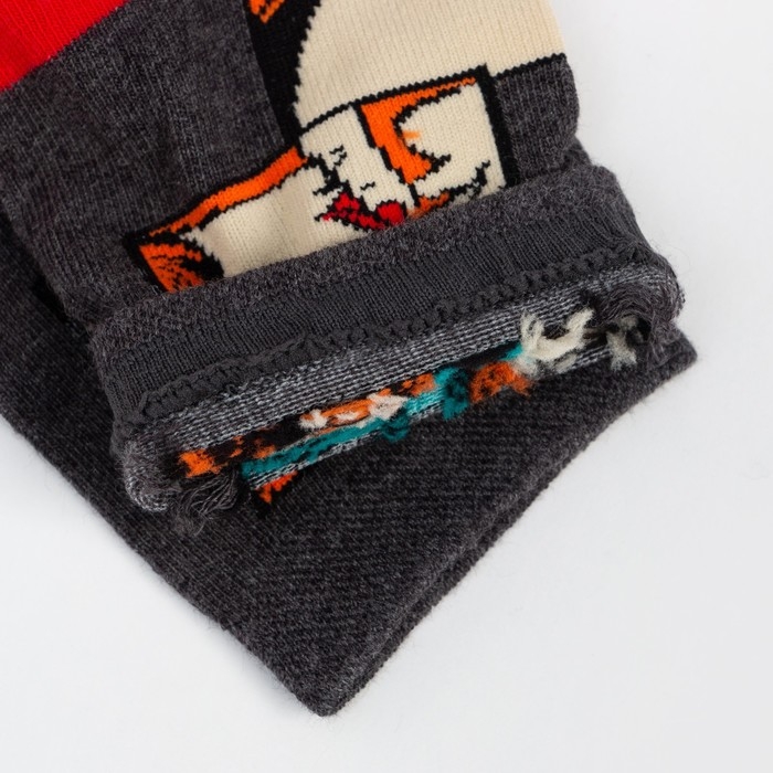 Носки женские, цвет тёмно-серый, размер 23-25