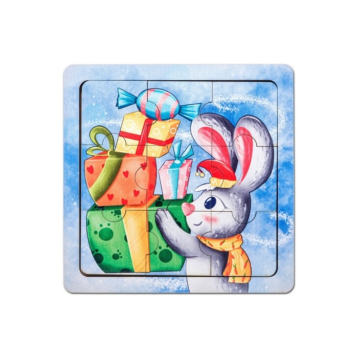 Пазл «Зайкины подарки» Пазл «Зайкины подарки»