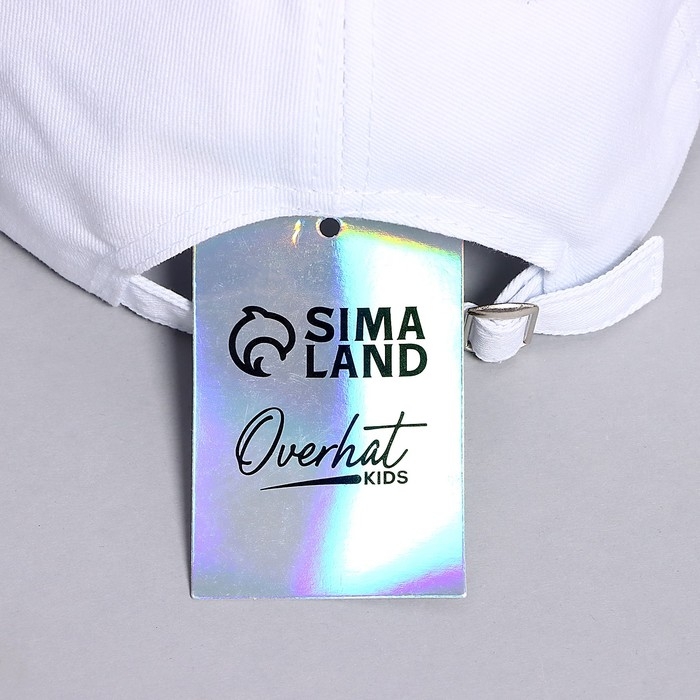 Кепка детская для девочки, цвет белый рр 54см