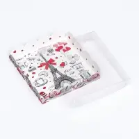 Коробка для печенья, &laquo;Сердца&raquo; 15&times;15&times;3 см