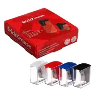 Точилка ErichKrause City Mini Classic, 1 отверстие, с контейнером, пластиковая, МИКС