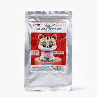 Набор для вязания крючком. Амигуруми: мягкая игрушка своими руками &laquo;Котик&raquo;, 8 см