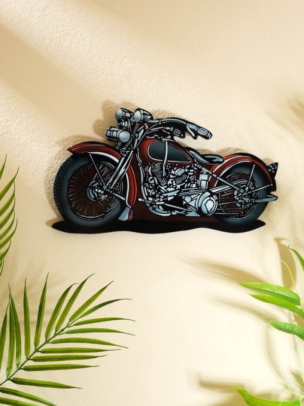 Панно Панно "Чоппер" дерево 30х16 см, красный