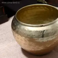 Ваза алюминий "Джулия" 17х17х13 см