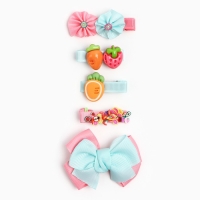 Набор заколок для волос, 5 шт, зажим, Холодное сердце Набор заколок для волос, 5 шт, зажим, Холодное сердце