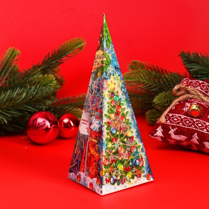 Новый год. Набор шоколадных конфет &laquo;Ёлочка&raquo;, синяя, 105 г