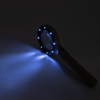 Лупа классическая, линза 55мм, подсветка