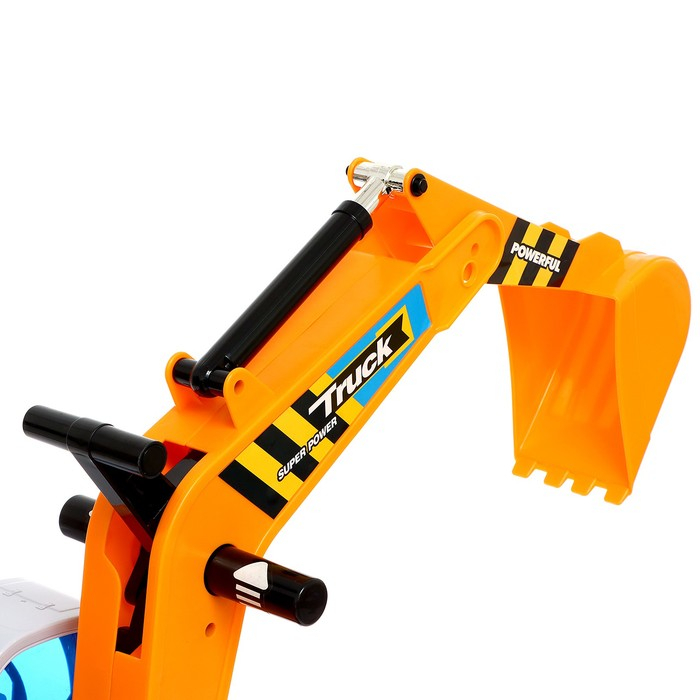 Толокар «Экскаватор», подвижный ковш, цвет жёлтый Толокар «Экскаватор», подвижный ковш, цвет жёлтый