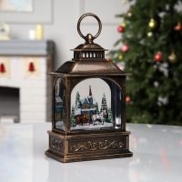 Фигура светодиодная «Сказочный дом», 21х13.3х8.1 см, музыка, батарейки ААх3 (не в комплекте), USB, свечение тёплое белое Фигура светодиодная «Сказочный дом», 21х13.3х8.1 см, музыка, батарейки ААх3 (не в комплекте), USB, свечение тёплое белое