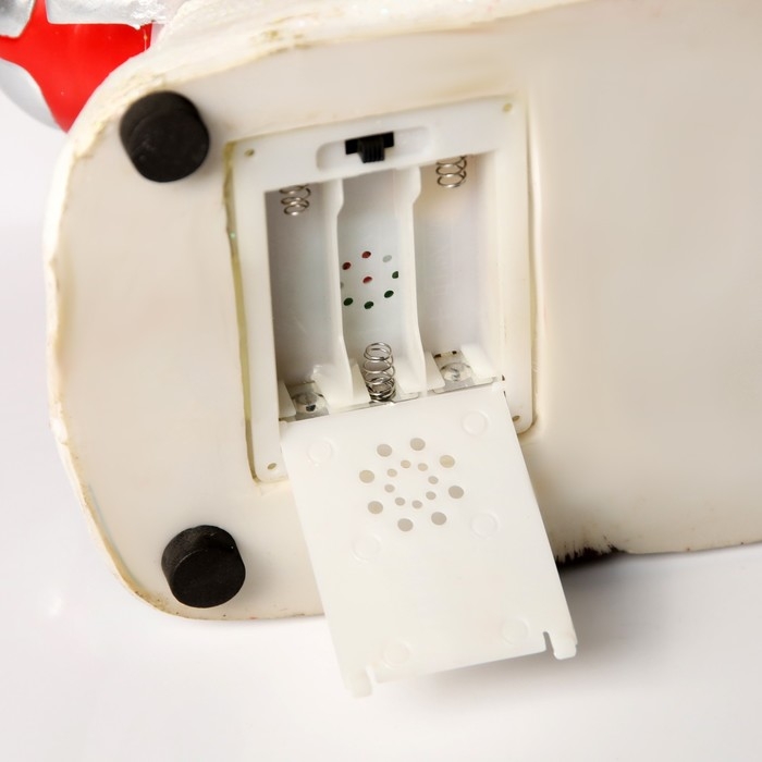 Светодиодная фигура &laquo;Вертолёт и Дед Мороз&raquo; 31.5 &times; 18 &times; 18 см, полистоун, батарейки ААх3 (не в комплекте), USB, свечение мульти