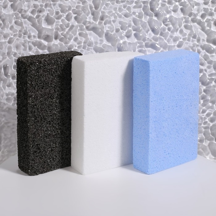 Пемза для педикюра, 10 × 6 см, в коробке, цвет МИКС Пемза для педикюра, 10 × 6 см, в коробке, цвет МИКС