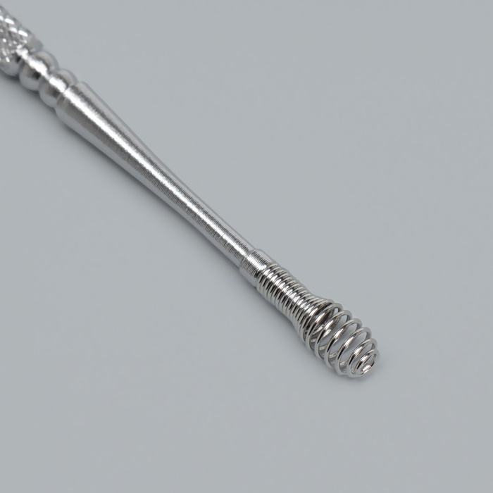 Ухочистка &laquo;Пружинка&raquo;, металл, 11,5 см, цвет серебристый