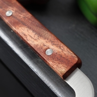 Нож для фигурной резки Доляна, 18&times;12 см, цвет серебристый