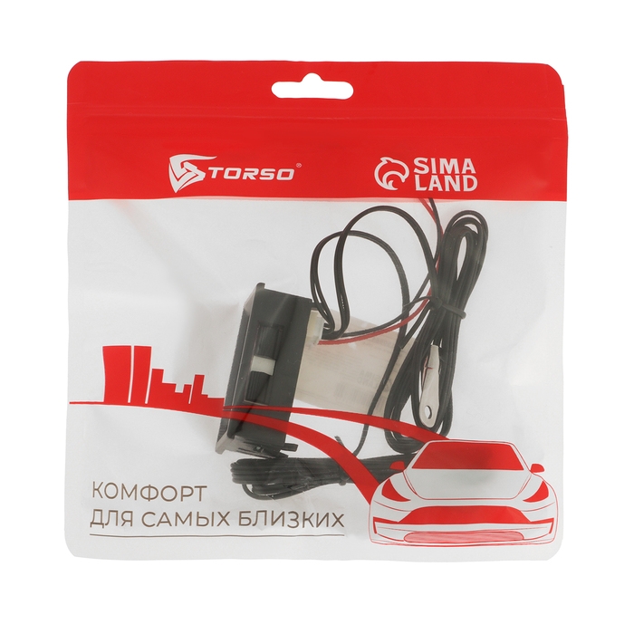 Термометр цифровой, ЖК-экран, провод 1.5 м, 45&times;26 мм, -20-100 &deg;C