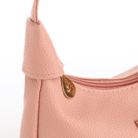 Сумка женская на молнии, цвет розовый